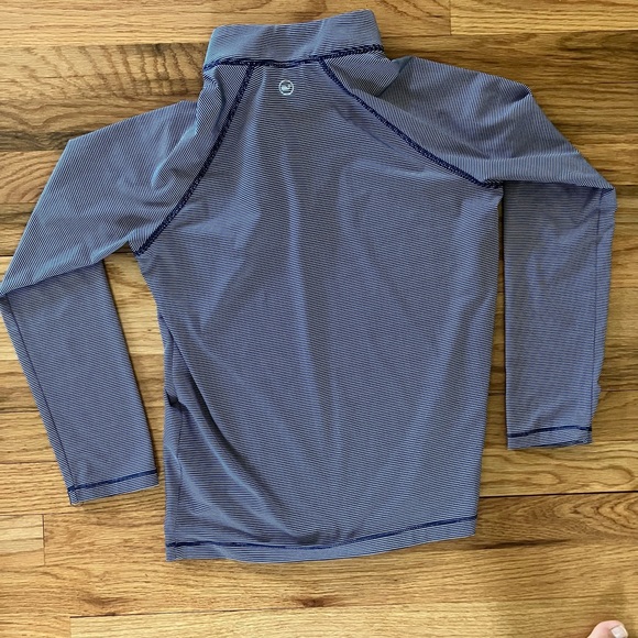 Vineyard Vines Stripes Sankaty 1/4 Zip YM - Picture 2 of 5